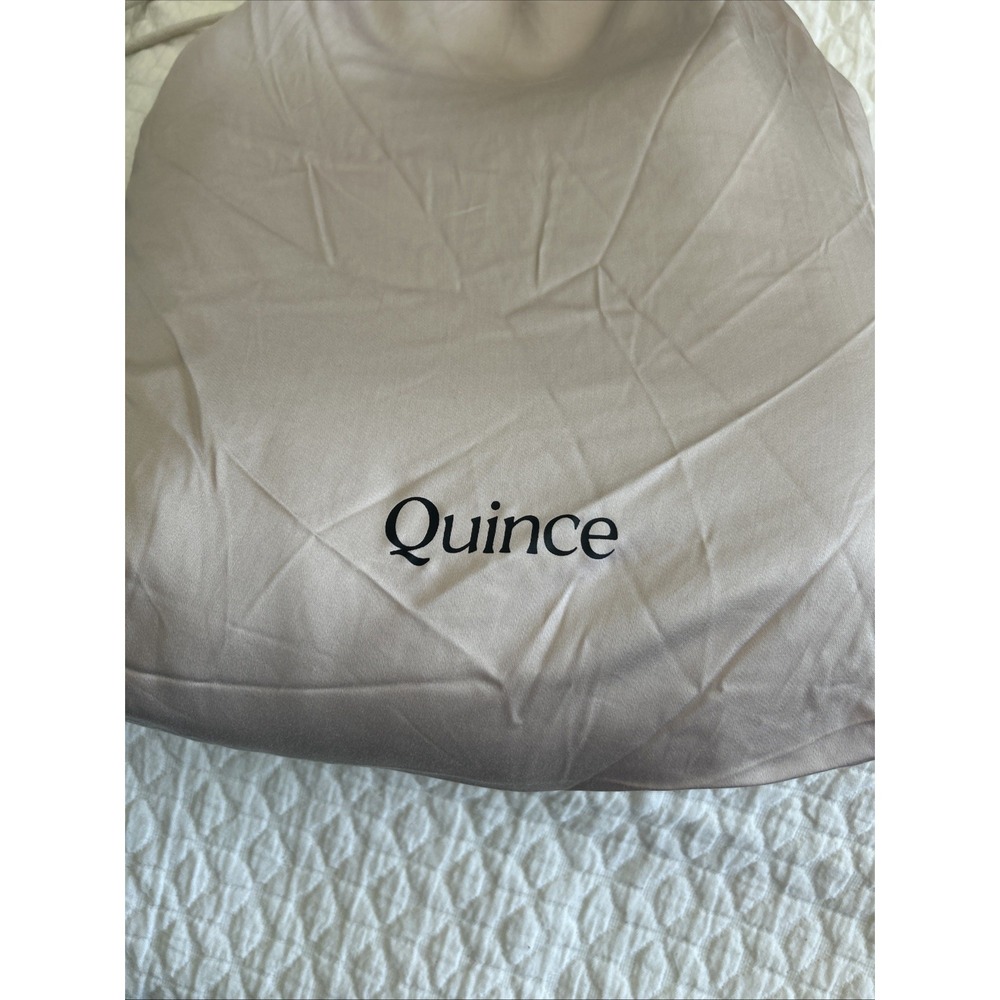 NWOT Quince Full Queen Sand Duvet Only Organic Bamboo NO SHAMS
